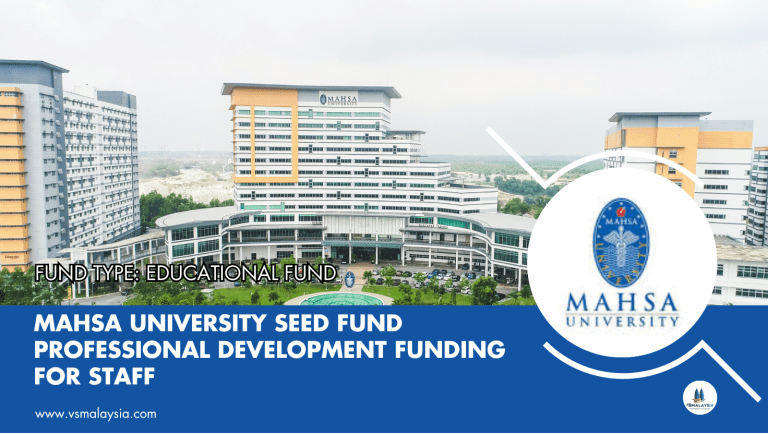 MAHSA University SEED Fund Professional Development Funding for Staff
